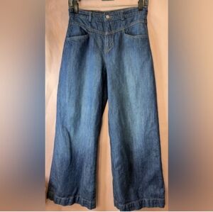 Banana Republic High Waisted Wide Leg Jeans | Trendy Fit